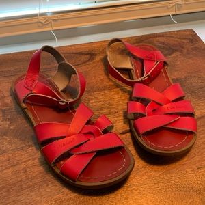 Red Women’s Salt Water Sandals by Hoy Shoes